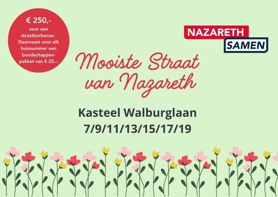 Walburgstraat - Mooiste Straat Nazareth